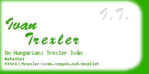 ivan trexler business card